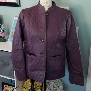 Isaac Mizrahi Genuine Leather Jacket